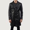 Don Long Leather Coat