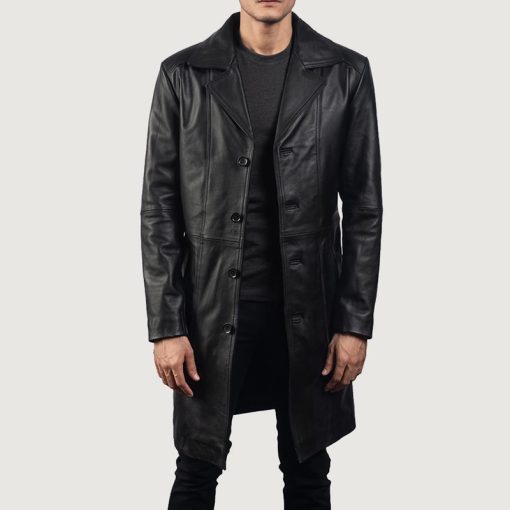 Don Long Leather Coat