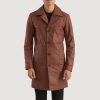 Don Long Leather Coat