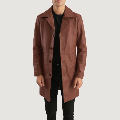 Don Long Leather Coat