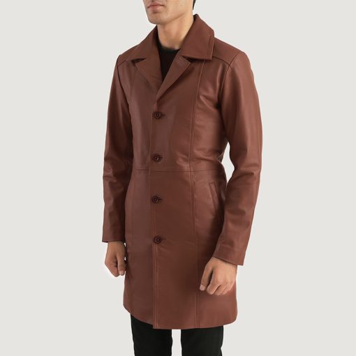 Don Long Leather Coat