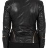 Womens-Cafe-Racer-Leather-Biker-Jacket-Black-Cross-Zipper-02