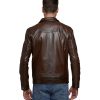 Men’s Real Brown Leather Jacket