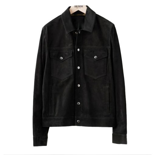 Italian Suede Snap Dylan Jacket