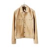 Italian Suede Snap Dylan Jacket