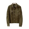 Italian Suede Snap Dylan Jacket