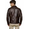 Men’s Real Dark Brown Leather Antique Jacket