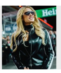 2024 Las Vegas GP Paris Hilton Leather Jacket