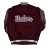 Mia Yim Virginia Union University Varsity Jacket back