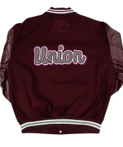 Mia Yim Virginia Union University Varsity Jacket back