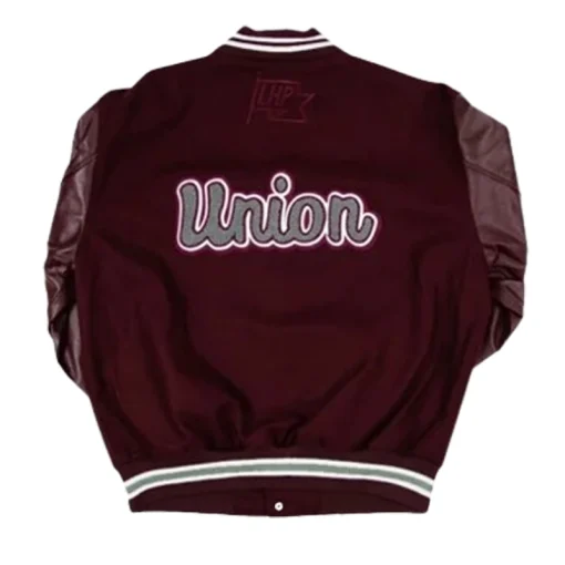 Mia Yim Virginia Union University Varsity Jacket back