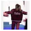 Mia Yim Virginia Union University Varsity Jacket black
