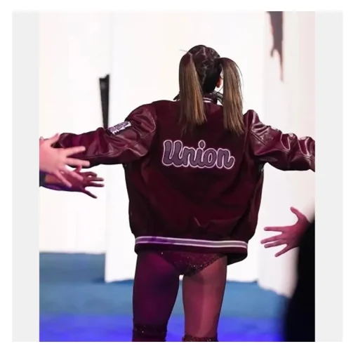 Mia Yim Virginia Union University Varsity Jacket black