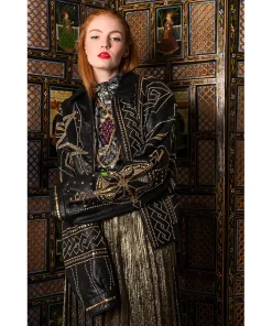 PELLE PELLE Compass Studded Leather Jacket