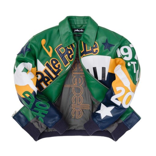 Pelle Pelle Blue Picasso Plush Jacket