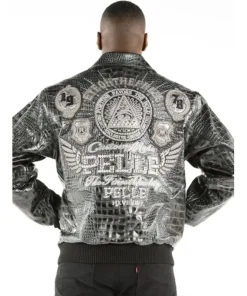 Pelle Pelle Croc Leather Jacket