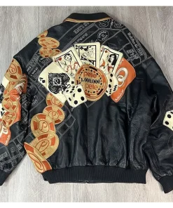 Pelle Pelle Dice Cards Leather Jacket