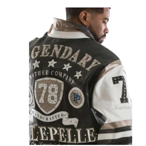 Pelle Pelle Encrusted Leather Jacket - Image 3