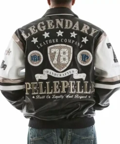 Pelle Pelle Encrusted Leather Jacket