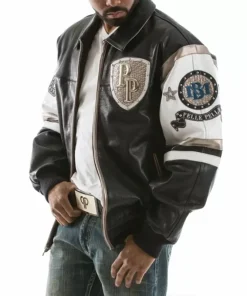 Pelle Pelle Encrusted Leather Jacket