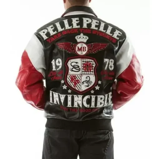 Black Pelle Pelle Invincible MB Leather Jacket - Image 2