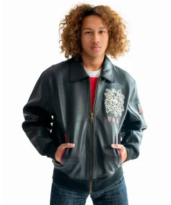 Top Gun Medusa Leather Jacket