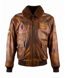 Top Gun Top Hook Leather Jacket