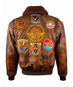 Top Gun Top Hook Leather Jacket