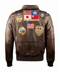 Top Gun Vintage Official Signature Series Leather Jacket