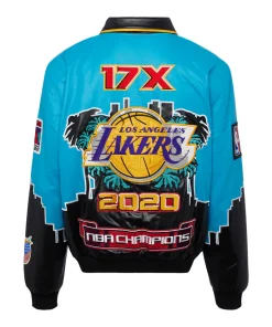 Unisex LA Lakers Championship 2020 Vegan Leather Jacket
