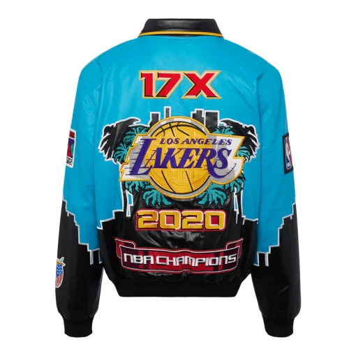 Unisex LA Lakers Championship 2020 Vegan Leather Jacket