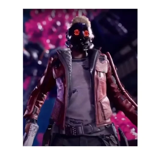 Marvel’s Guardians Of The Galaxy Game Star Lord Leather Jacket - Image 3