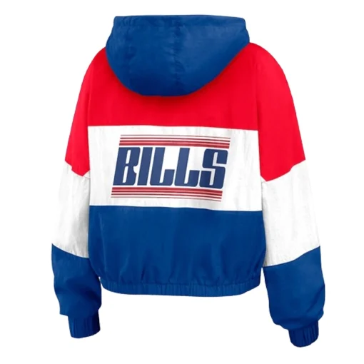 Women's Buffalo Bills WEAR by Erin Andrews Royal Jacket back