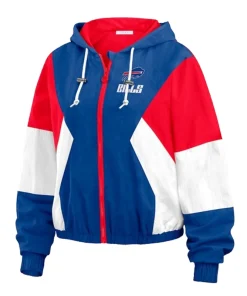 Women's Buffalo Bills WEAR by Erin Andrews Royal Jacket front