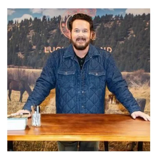 Yellowstone Cole Hauser Dillards Quilted Jacket front