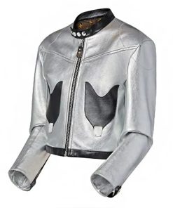 Dawn Staley Silver Leather Jacket