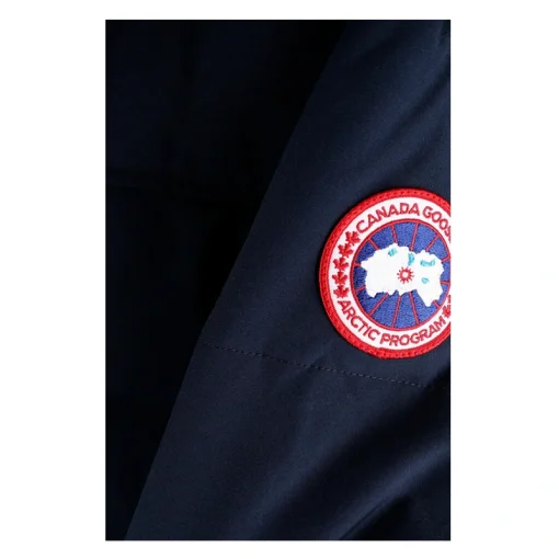 my macmillan Down Jacket logo