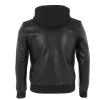 11zon_Black Rivet Leather Jacket Style 3 Back