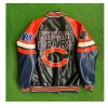 11zon_Chicago Bear Playoff Black Leather Jacket Back