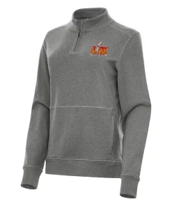 Antigua Super Bowl LIX Crush Quarter-Zip Jacket