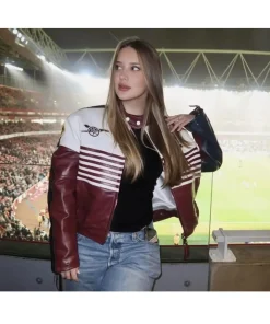 Gabriel Martinelli's Antonia Bronze Arsenal Jacket Marron