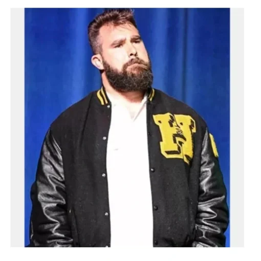 Jason Kelce Letterman Jacket - Image 3