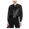 Jil Sander Leather Jacket Black