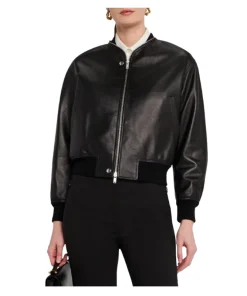 Jil Sander Leather Jacket Black