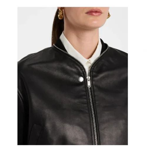 Jil Sander Leather Jacket Front