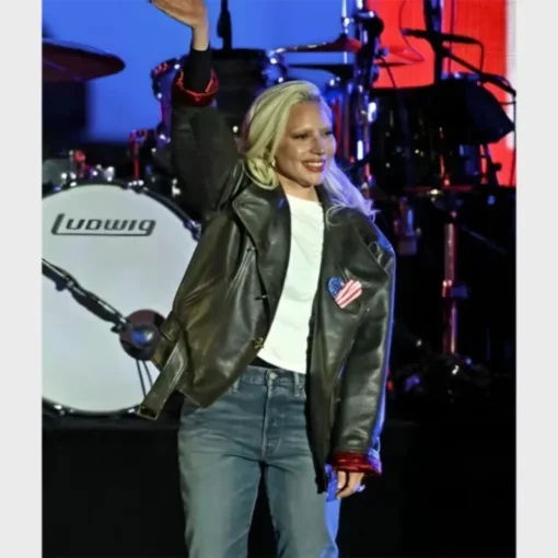 Lady Gaga Election 2024 Concert Jacket Front