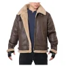 Leon Kennedy RE4 Men’s Brown Leather Jacket