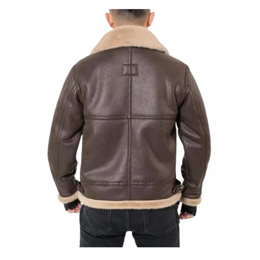 Leon Kennedy RE4 Men’s Brown Leather Jacket - Image 2