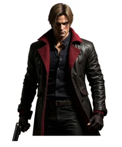 Leon Kennedy Resident Evil 4 Leather Coat
