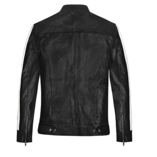 Leon Kennedy Resident Evil Vendetta Leather Jacket Back